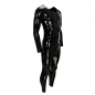 Preview: Latex Catsuit Basic Herren schwarz